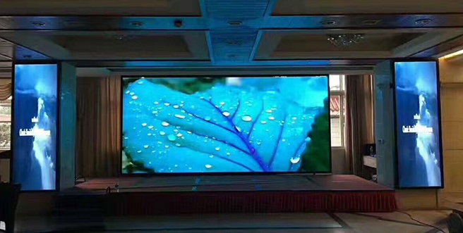 酒店全彩led顯示屏方案效果
