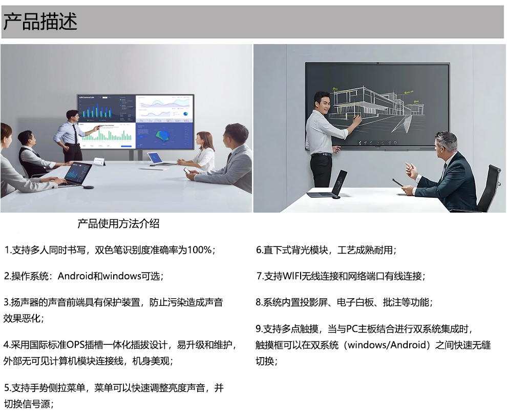 會議LEDD一體機(jī)描述